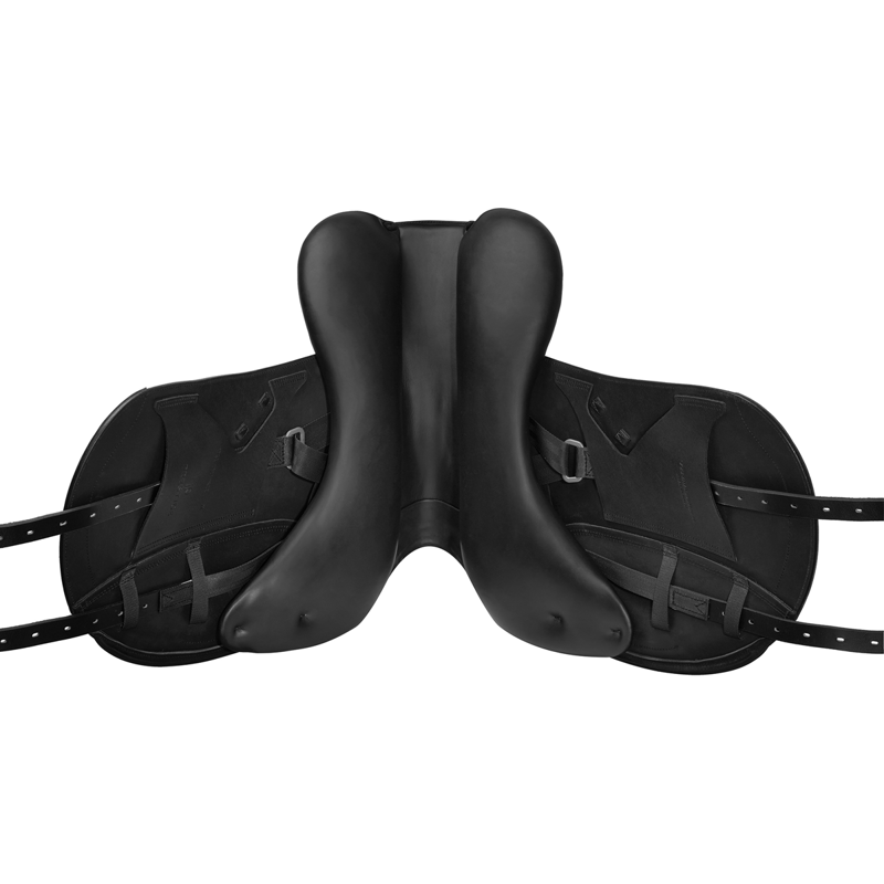 Prestige Venus Style K Mono Flap Dressage Saddle - Black - 17 -4